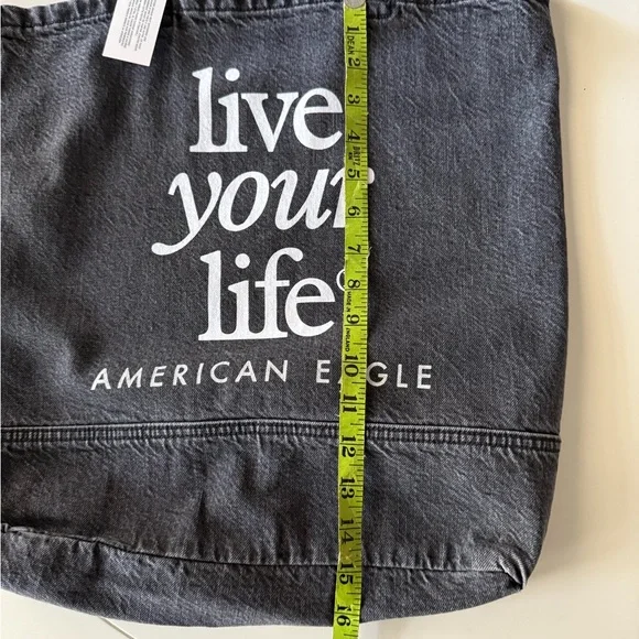 American Eagle Outfitters Black Tote Bag - Picture 2 of 2